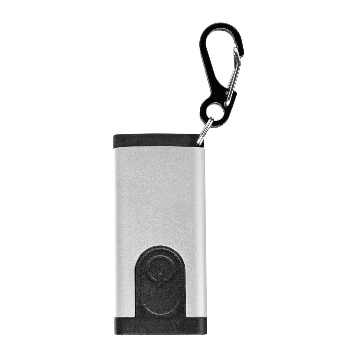 Slim Rechargeable Cob Flashlight - Metallic Silver