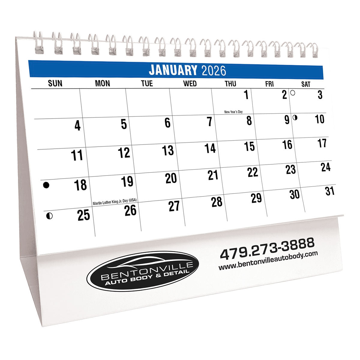 Classic Cars 2026 Promotional Desk Calendar