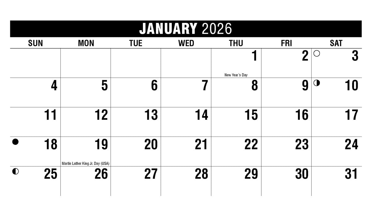 Motivation 2026 Promotional Desk Calendar