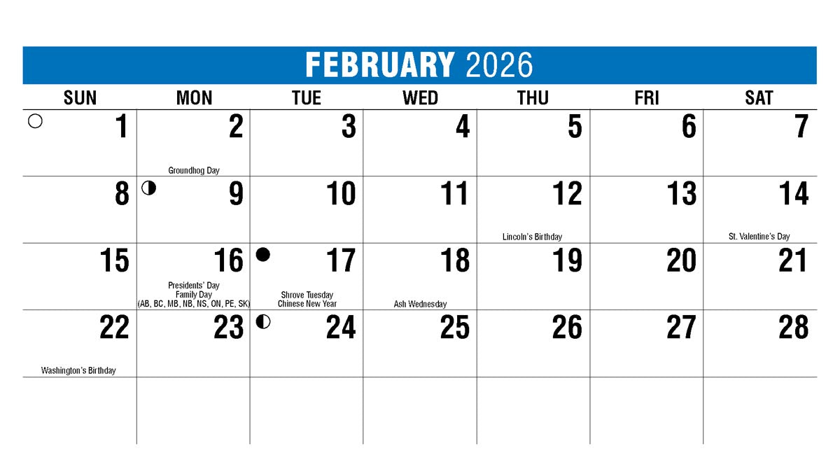 Scenes of America 2026 Promotional Desk Calendar