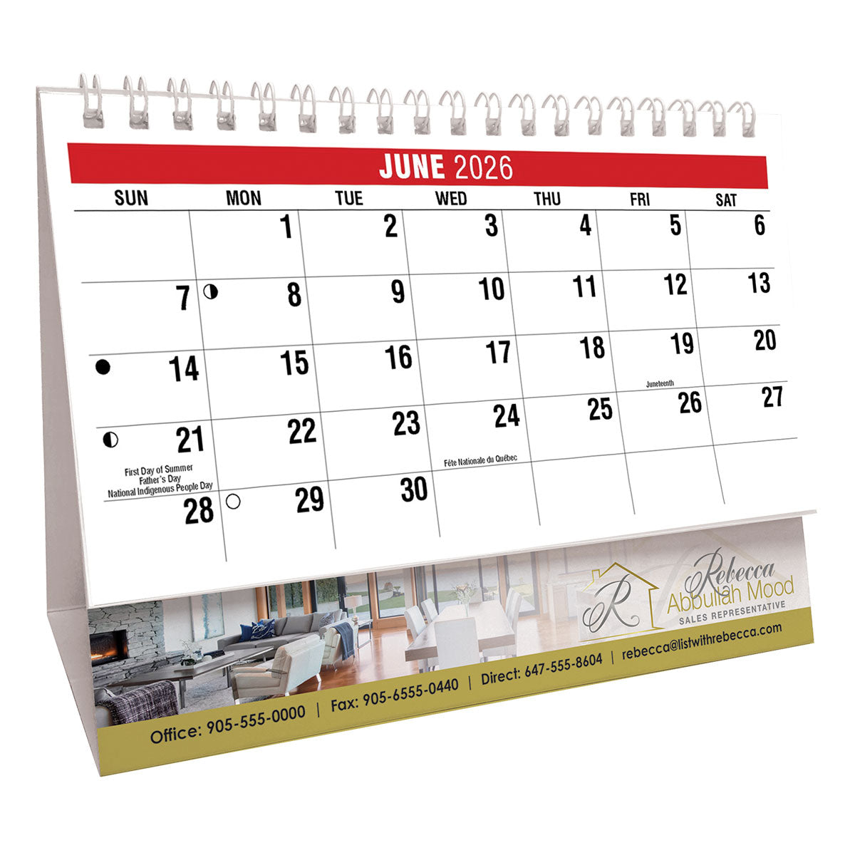 Scenes of Canada 2026 Promotional Desk Calendar