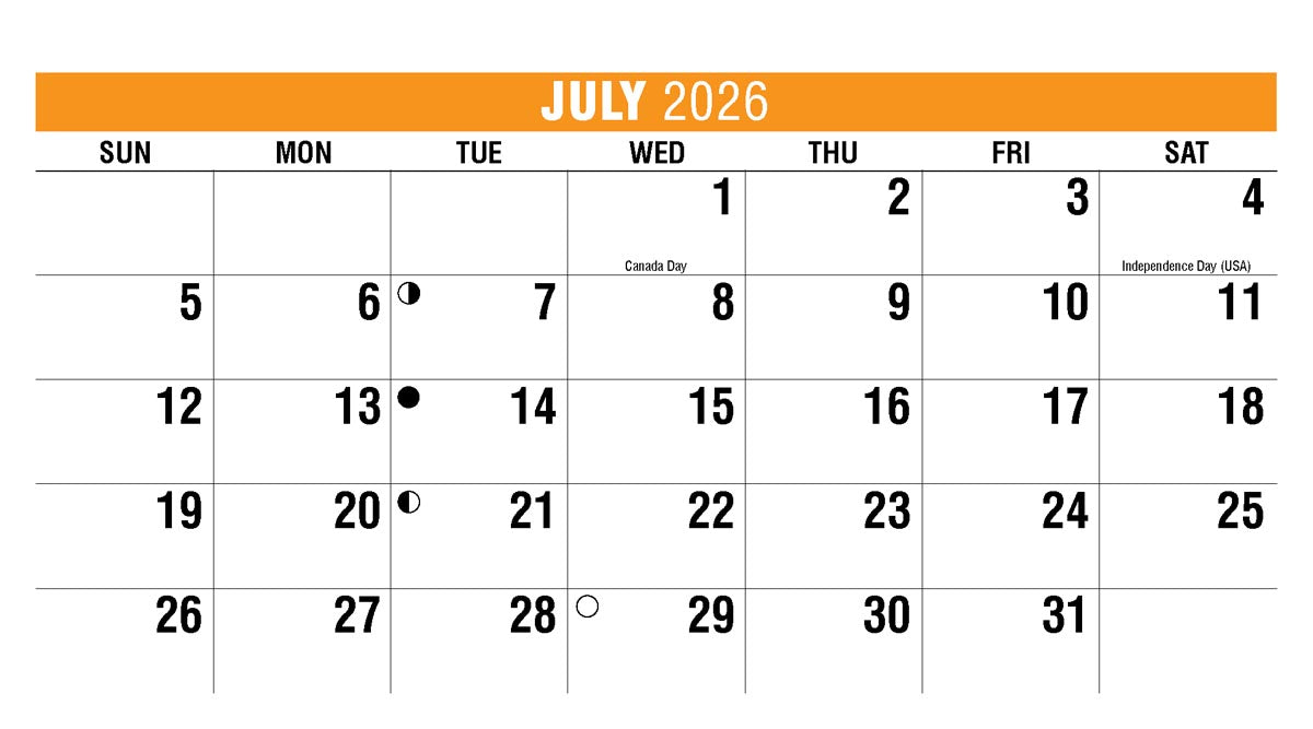 Sun, Sand & Surf 2026 Promotional Desk Calendar