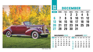 Classic Cars 2027 Promotional Desk Calendar