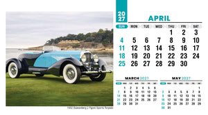Classic Cars 2027 Promotional Desk Calendar