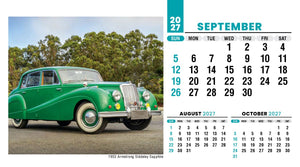 Classic Cars 2027 Promotional Desk Calendar