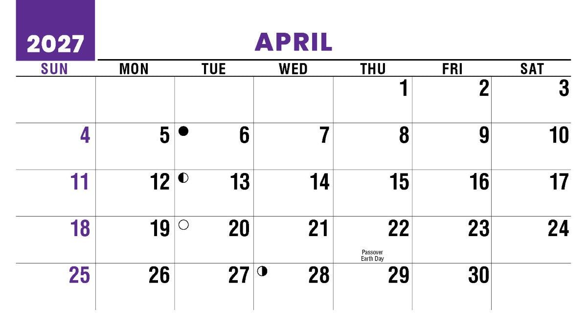 Homes 2027 Promotional Desk Calendar