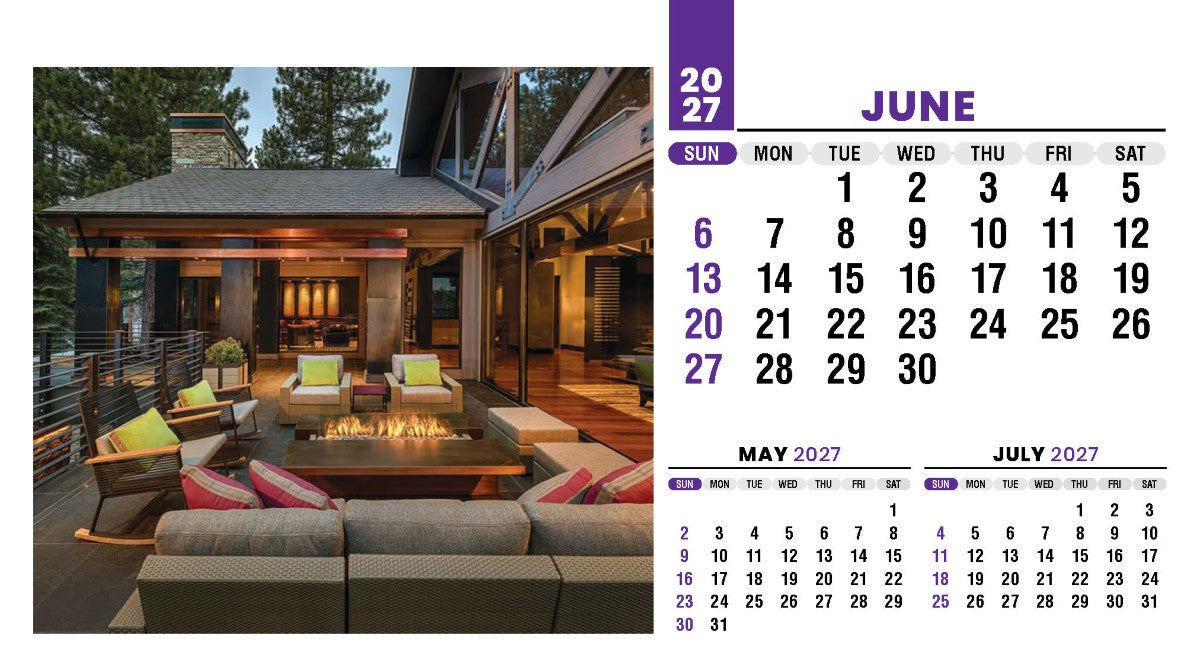 Homes 2027 Promotional Desk Calendar