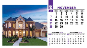 Homes 2027 Promotional Desk Calendar