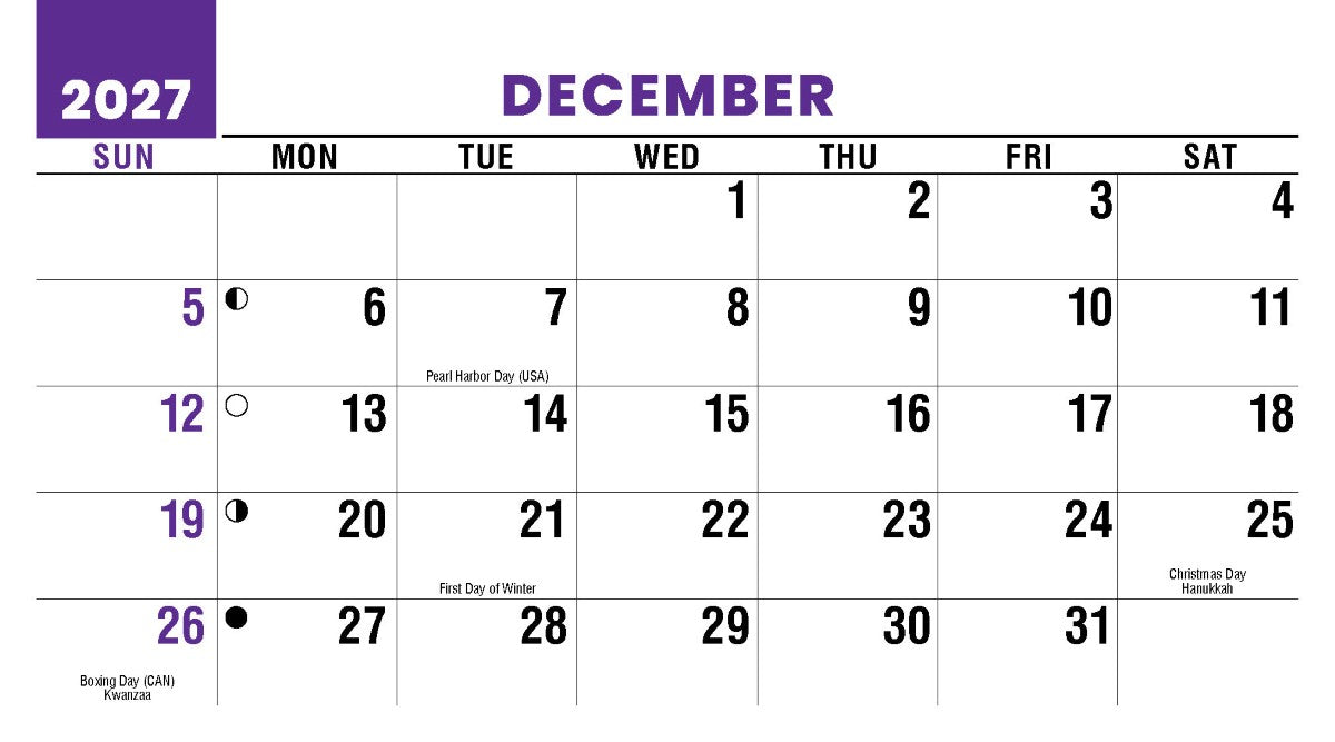 Homes 2027 Promotional Desk Calendar