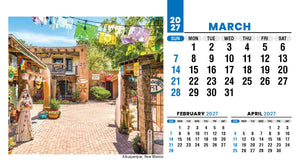 Scenes of America 2027 Promotional Desk Calendar