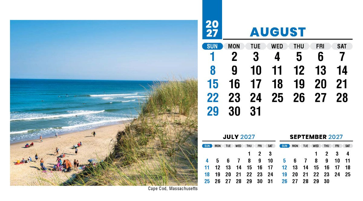 Scenes of America 2027 Promotional Desk Calendar