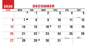 Scenes of Canada 2027 Promotional Desk Calendar