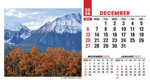 Scenes of Canada 2027 Promotional Desk Calendar