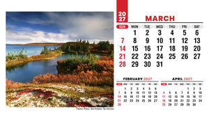 Scenes of Canada 2027 Promotional Desk Calendar