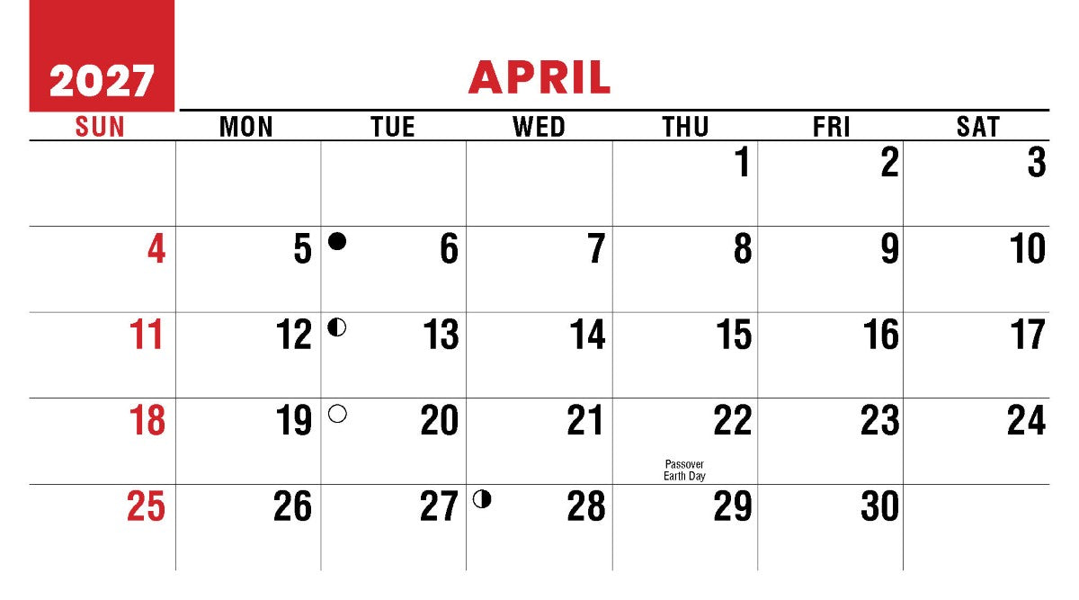 Scenes of Canada 2027 Promotional Desk Calendar