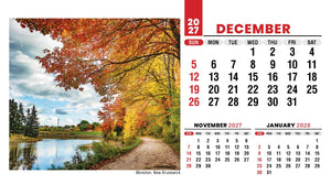 Scenes of Canada 2027 Promotional Desk Calendar