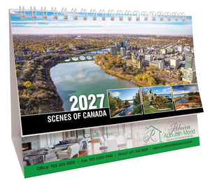 Scenes of Canada 2027 Promotional Desk Calendar