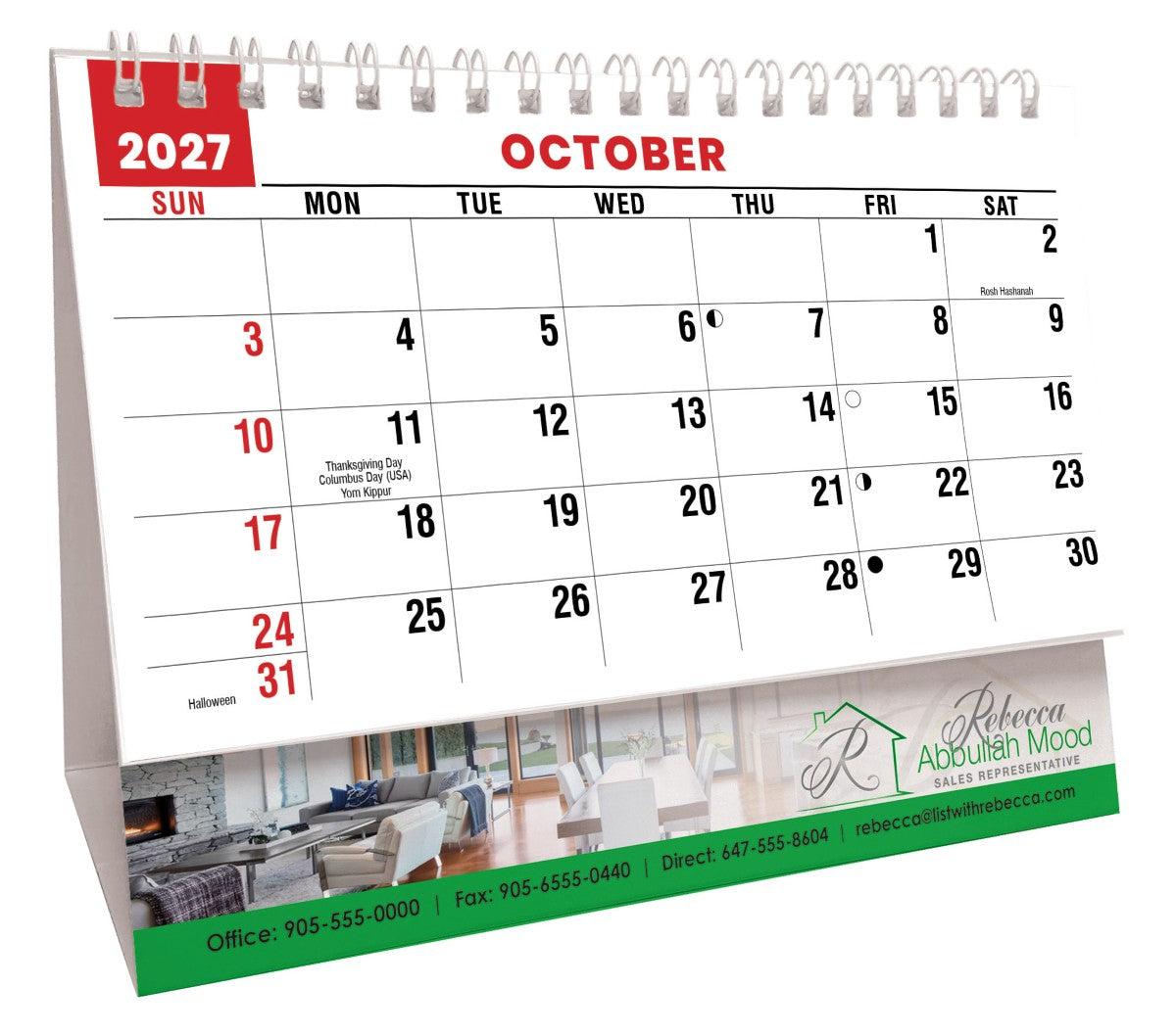 Scenes of Canada 2027 Promotional Desk Calendar