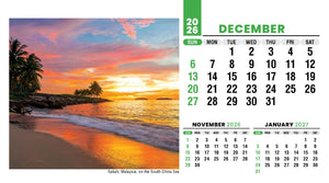 Sun, Sand & Surf 2027 Promotional Desk Calendar