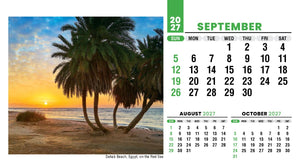Sun, Sand & Surf 2027 Promotional Desk Calendar