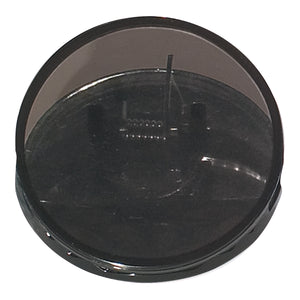 Round Shape Clip - Translucent Charcoal