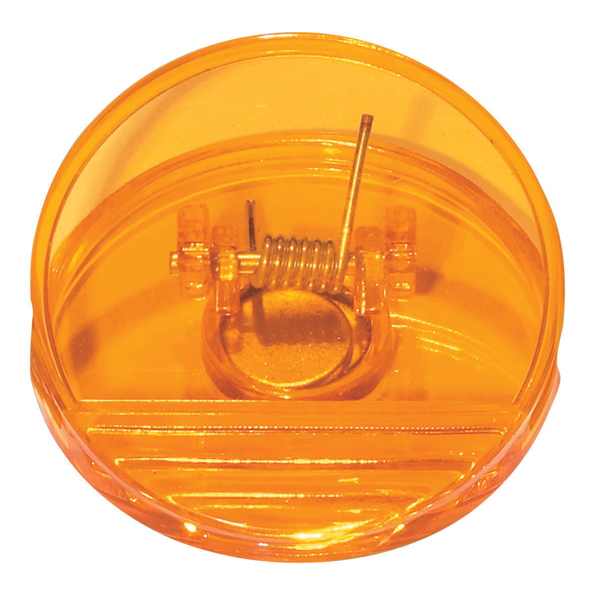 Round Shape Clip - Translucent Orange