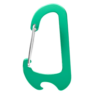 Everest Carabiner Bottle Opener - Green