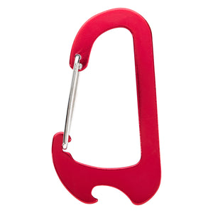 Everest Carabiner Bottle Opener - Red