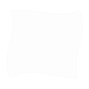 Wavy Paper Coaster - White