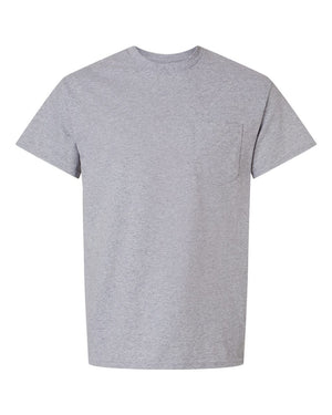 Gildan Adult Ultra Cotton® Pocket T-Shirt - Sport Grey