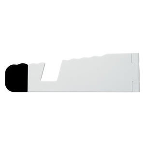 V-Fold Tablet And Phone Stand - White With Black