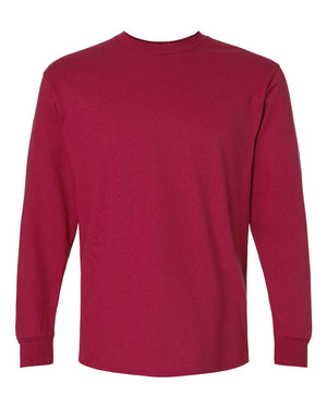 Gildan Adult Ultra Cotton® Long-Sleeve T-Shirt - Cardinal Red