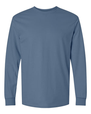 Gildan Adult Ultra Cotton® Long-Sleeve T-Shirt - Indigo Blue