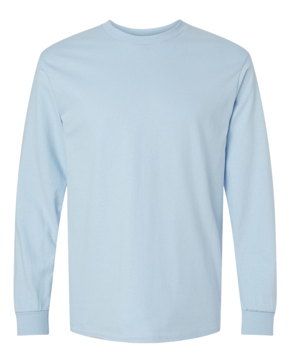 Gildan Adult Ultra Cotton® Long-Sleeve T-Shirt - Light Blue