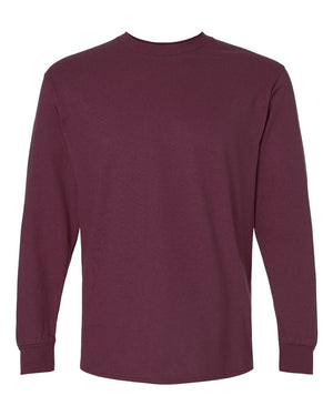 Gildan Adult Ultra Cotton® Long-Sleeve T-Shirt - Maroon