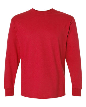 Gildan Adult Ultra Cotton® Long-Sleeve T-Shirt - Red