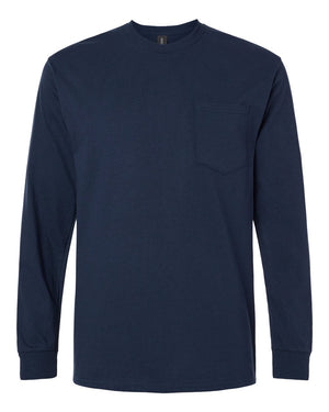Gildan Adult Ultra Cotton® Long-Sleeve Pocket T-Shirt