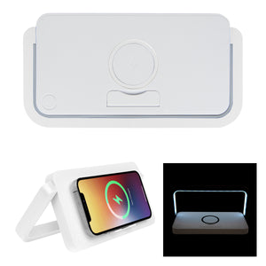 Desktop Reading Lamp Wireless Charger - White