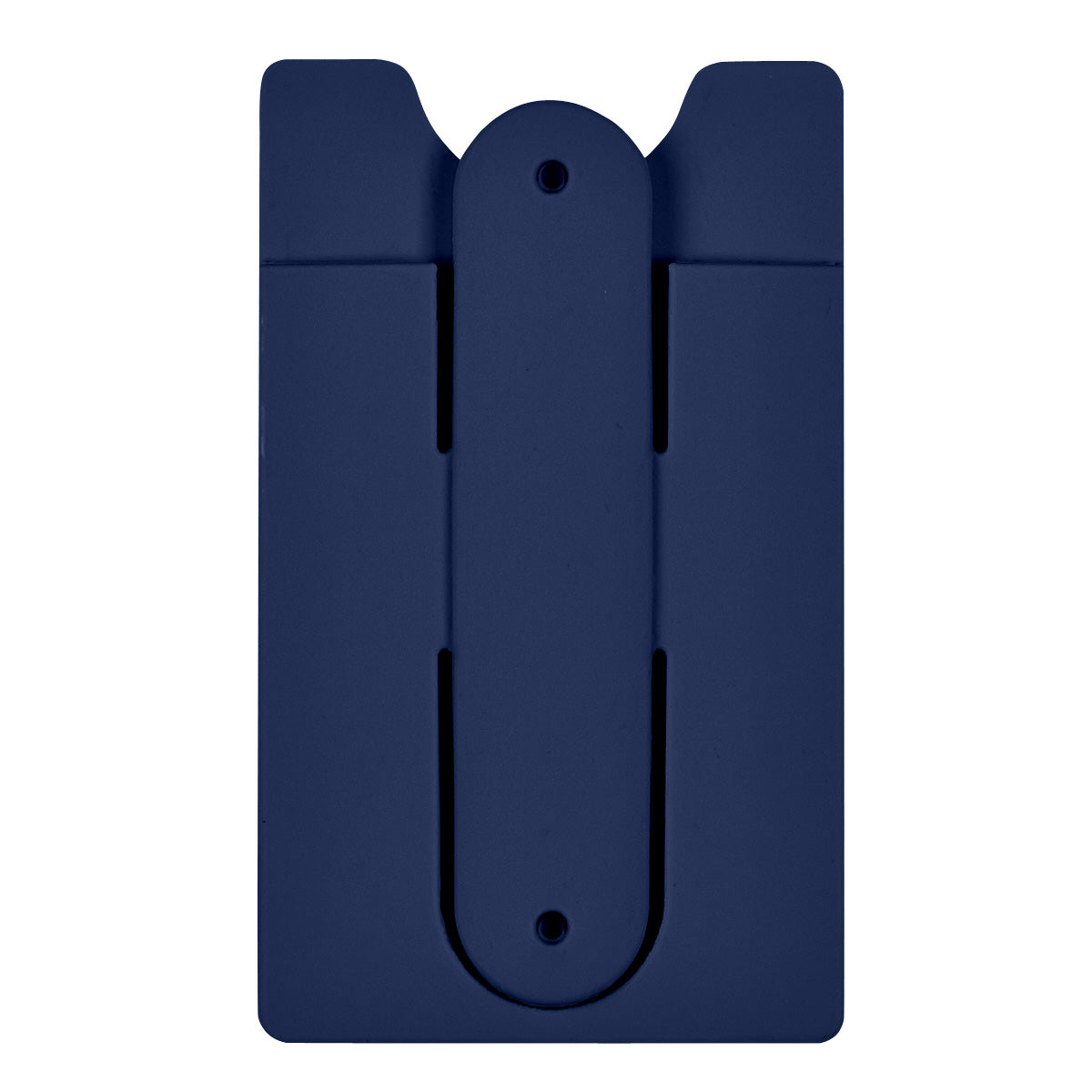 Silicone Phone Wallet With Stand - Navy Blue