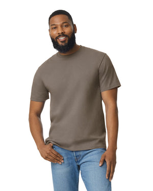 Unisex Softstyle Midweight T-Shirt - Brown Savana