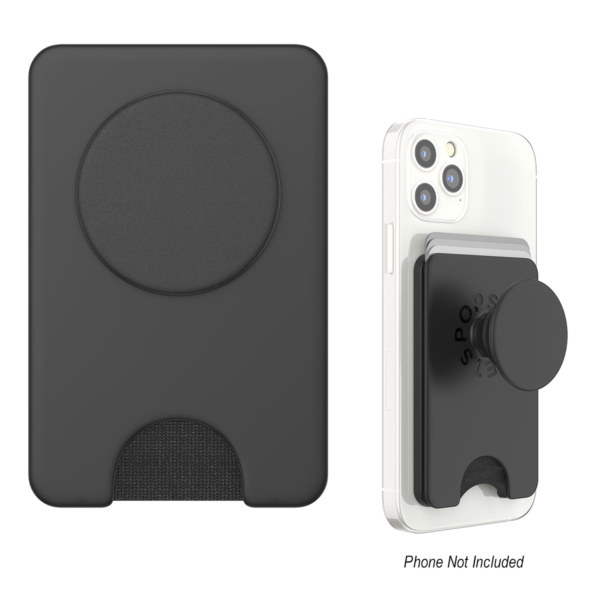 PopSockets™ PopWallet+ for Magnetic Wireless Charging - Black