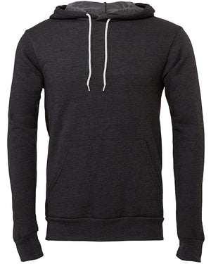 Unisex Sponge Fleece Pullover Hoodie - Dark Gry Heather