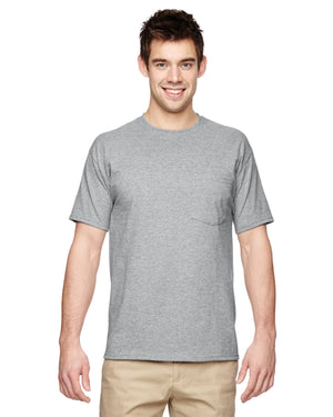 JERZEES Adult DRI-POWER® ACTIVE Pocket T-Shirt - Athletic Heather