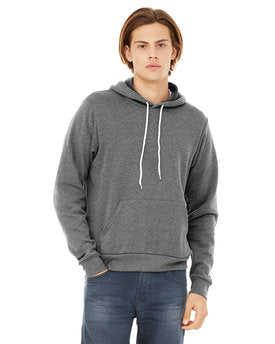 Unisex Sponge Fleece Pullover Hoodie - Deep Heather