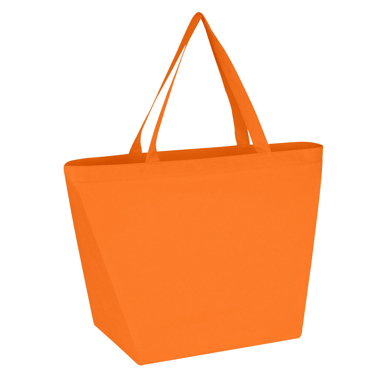 Non-Woven Budget Tote Bag With 100% RPET Material - Orange