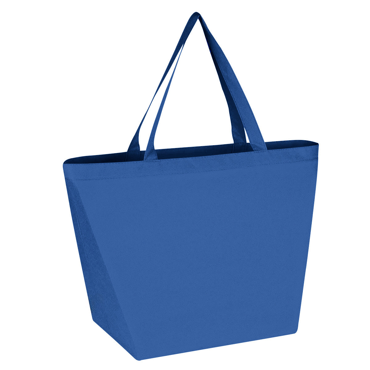 Non-Woven Budget Tote Bag With 100% RPET Material - Royal Blue