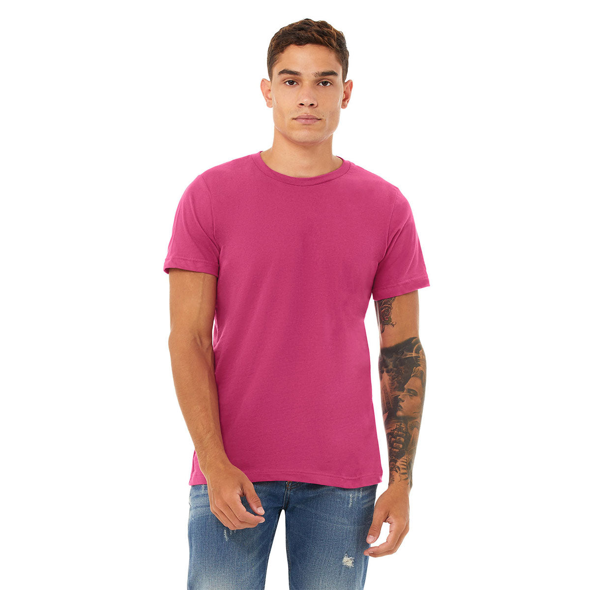 BELLA + CANVAS Unisex Jersey T-Shirt - Berry