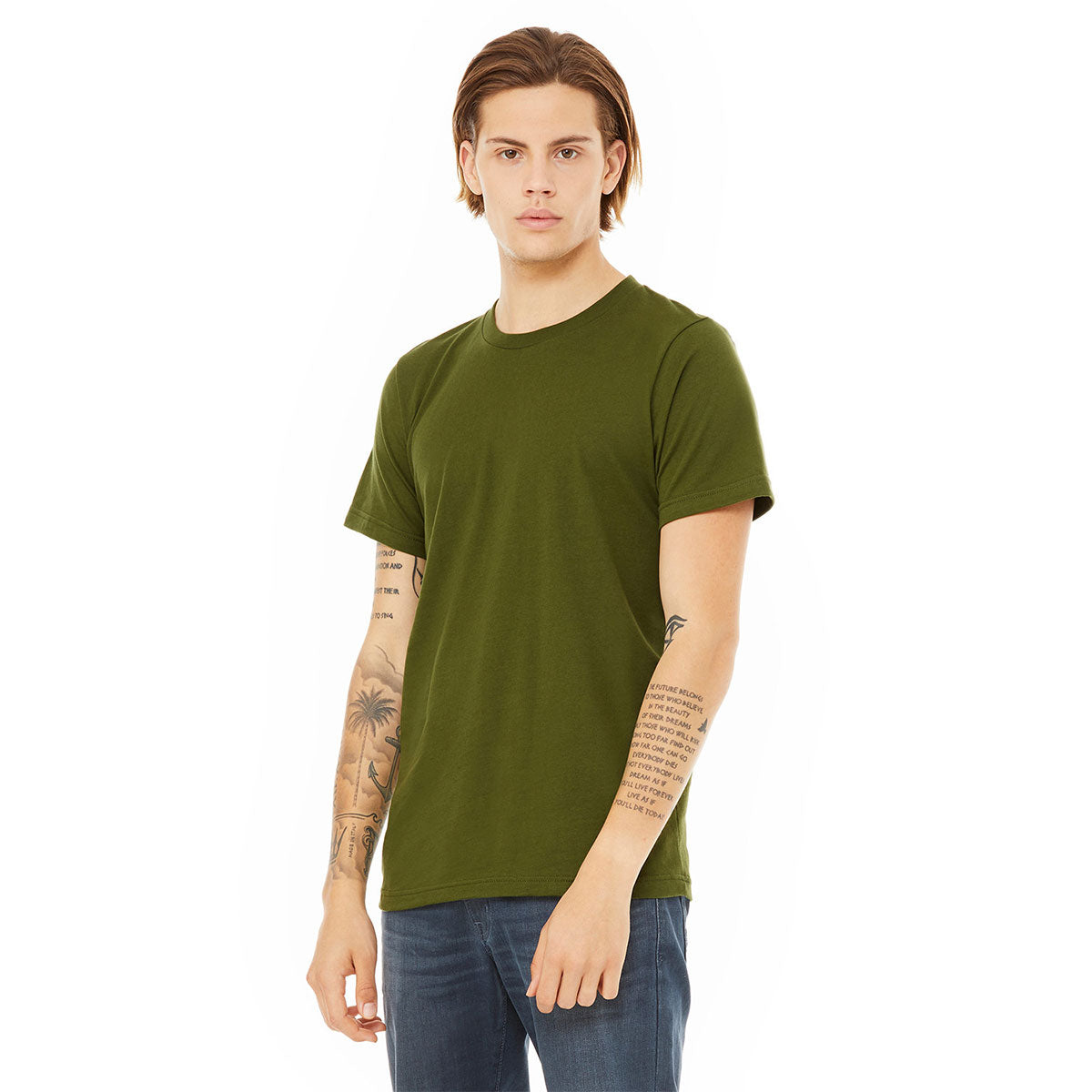BELLA + CANVAS Unisex Jersey T-Shirt - Olive
