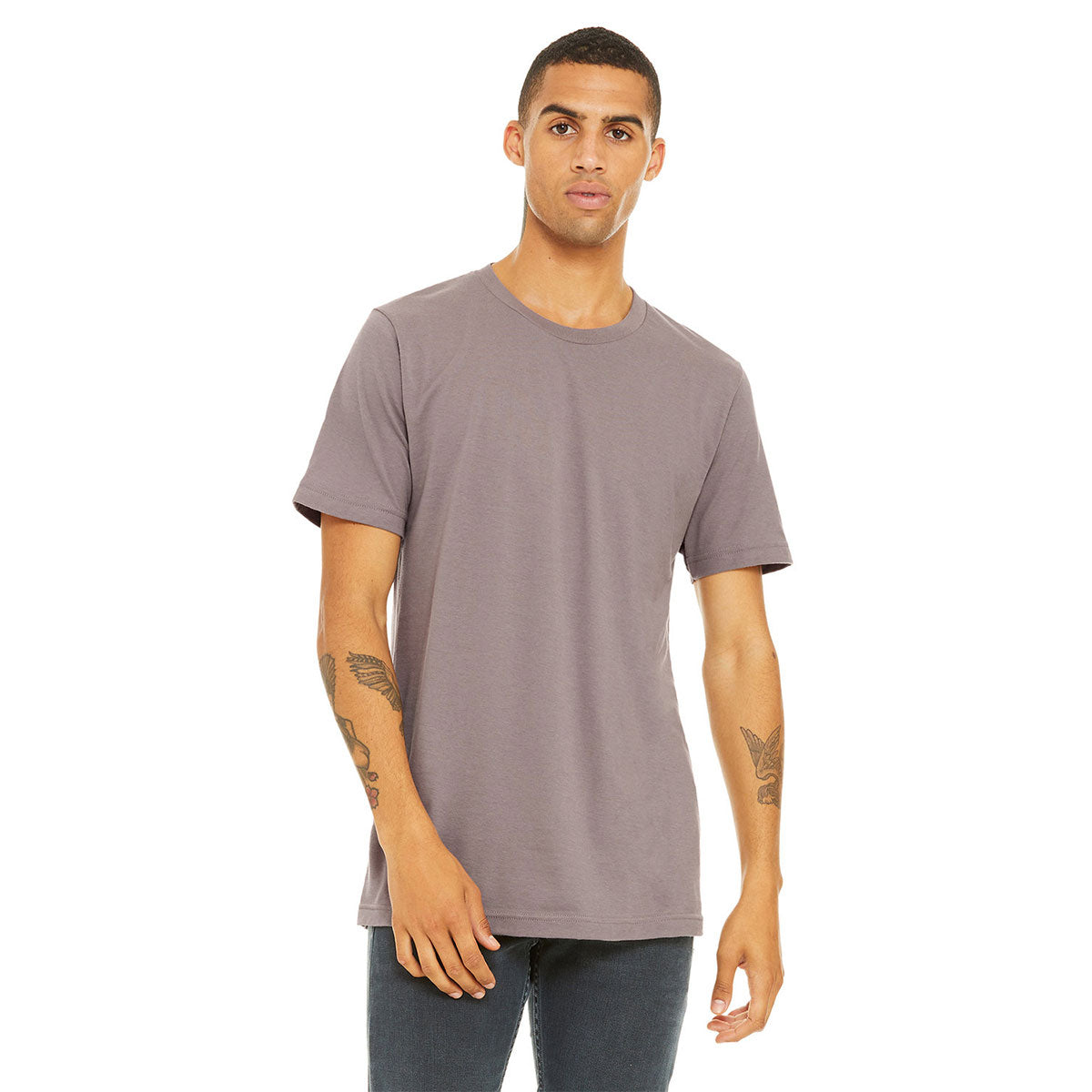 BELLA + CANVAS Unisex Jersey T-Shirt - Pebble Brown