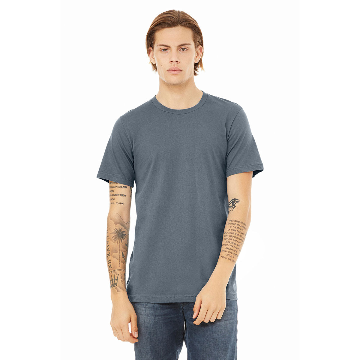 BELLA + CANVAS Unisex Jersey T-Shirt - Steel Blue